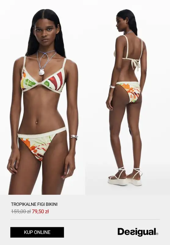 Desigual - gazetka promocyjna Do -60% na stroje kąpielowe od czwartku 17.07  - strona 4