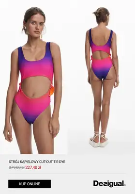 Desigual - gazetka promocyjna Do -60% na stroje kąpielowe od czwartku 17.07  - strona 8
