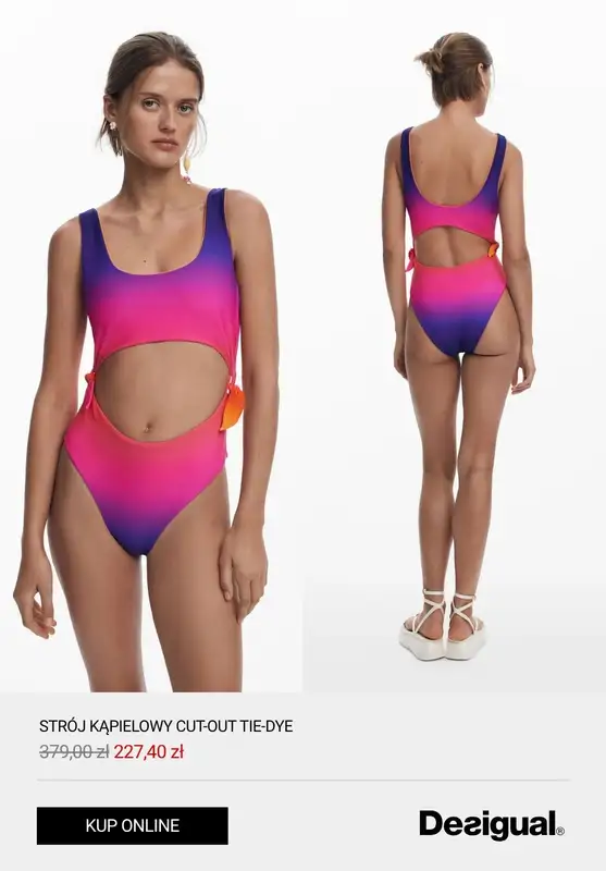 Desigual - gazetka promocyjna Do -60% na stroje kąpielowe od czwartku 17.07  - strona 8