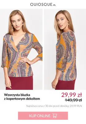 Quiosque - gazetka promocyjna Bluzki damskie od 29,99 zł od czwartku 17.07  - strona 8