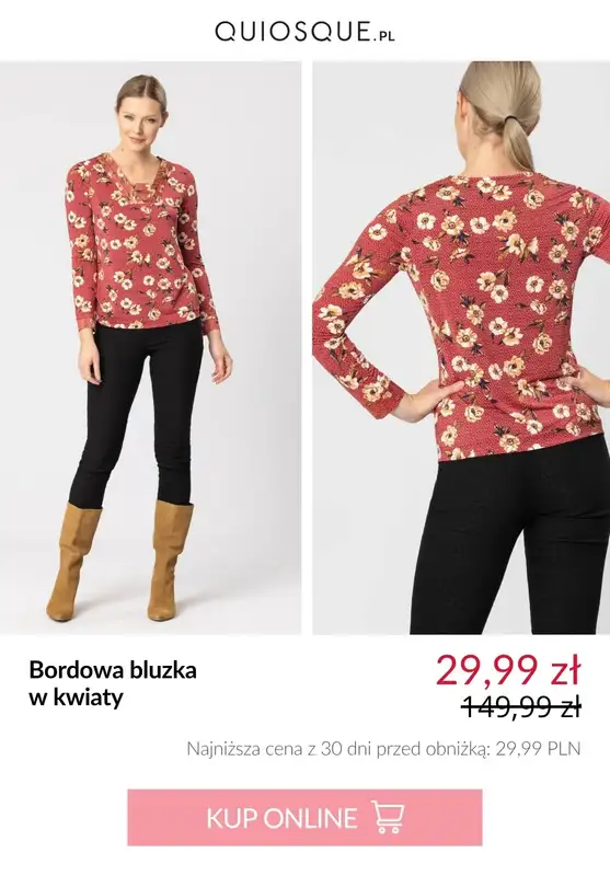 Quiosque - gazetka promocyjna Bluzki damskie od 29,99 zł od czwartku 17.07  - strona 7