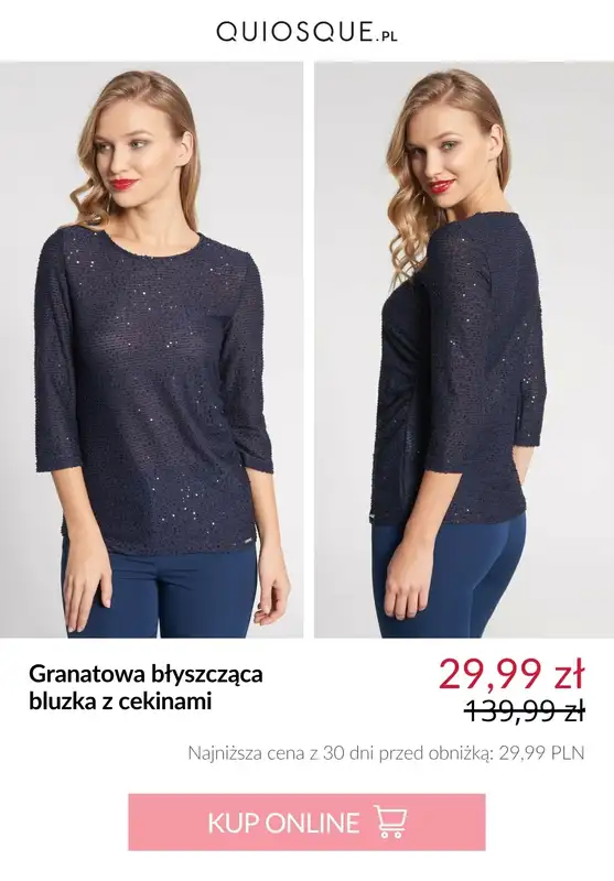 Quiosque - gazetka promocyjna Bluzki damskie od 29,99 zł od czwartku 17.07  - strona 4