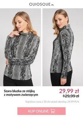 Quiosque - gazetka promocyjna Bluzki damskie od 29,99 zł od czwartku 17.07  - strona 3