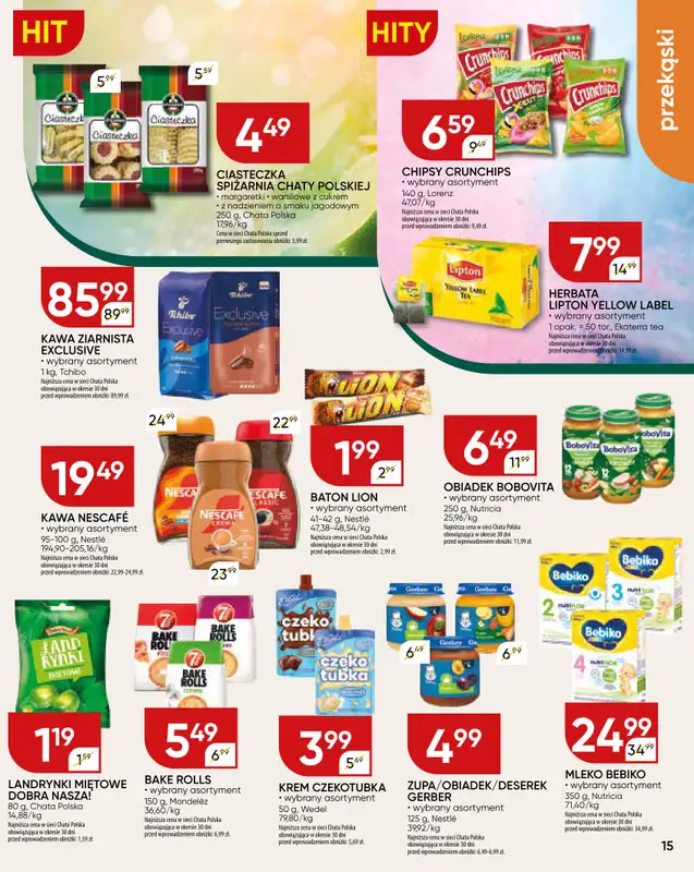 Chata Polska - gazetka promocyjna Gazetka od czwartku 17.07 do niedzieli 27.07 - strona 15