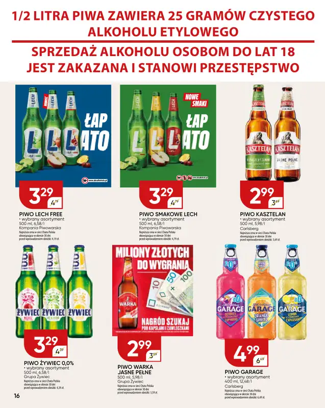 Chata Polska - gazetka promocyjna Gazetka od czwartku 17.07 do niedzieli 27.07 - strona 16