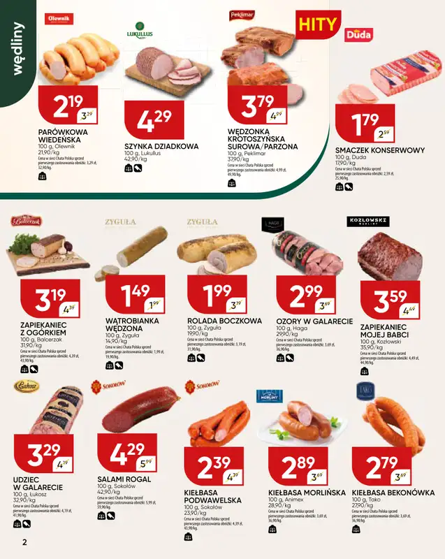 Chata Polska - gazetka promocyjna Gazetka od czwartku 17.07 do niedzieli 27.07 - strona 2