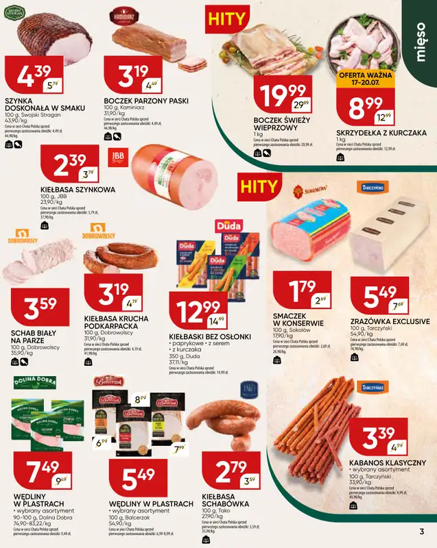 Chata Polska - gazetka promocyjna Gazetka od czwartku 17.07 do niedzieli 27.07 - strona 3