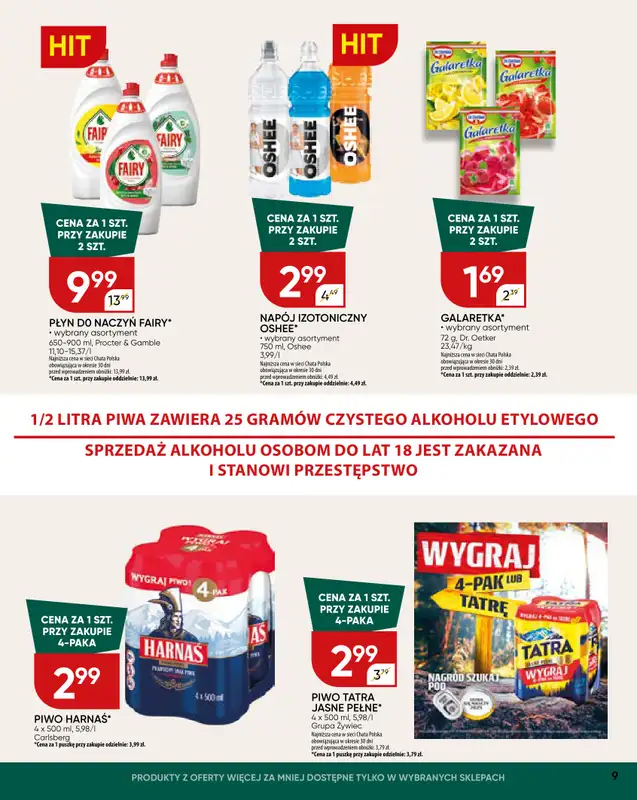 Chata Polska - gazetka promocyjna Gazetka od czwartku 17.07 do niedzieli 27.07 - strona 9