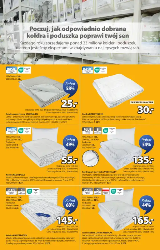 Jysk - gazetka promocyjna Wyprzedaż. Rabat do 60% od środy 23.07 do niedzieli 10.08 - strona 8