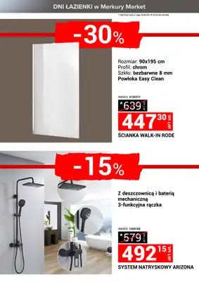 Merkury Market - gazetka promocyjna Dni łazienki od soboty 19.07 do niedzieli 27.07 - strona 13 Merkury Market - gazetka promocyjna Dni łazienki od soboty 19.07 do niedzieli 27.07 - strona 13