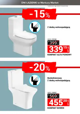 Merkury Market - gazetka promocyjna Dni łazienki od soboty 19.07 do niedzieli 27.07 - strona 12 Merkury Market - gazetka promocyjna Dni łazienki od soboty 19.07 do niedzieli 27.07 - strona 12
