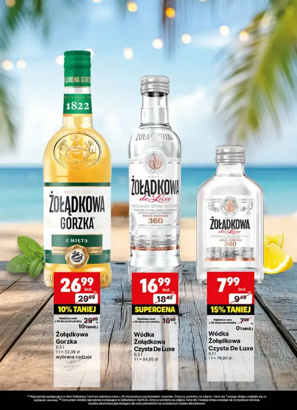 Delikatesy Centrum - gazetka promocyjna Gazetka alkoholowa od poniedziałku 21.07 do niedzieli 03.08 - strona 13