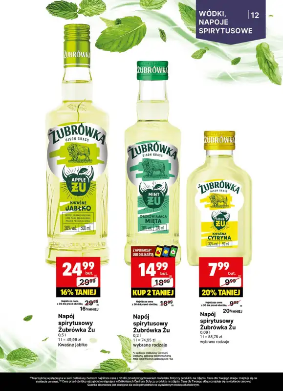 Delikatesy Centrum - gazetka promocyjna Gazetka alkoholowa od poniedziałku 21.07 do niedzieli 03.08 - strona 12