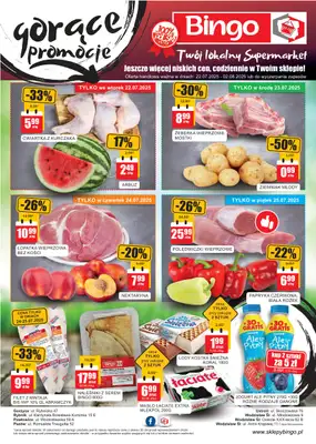 Bingo - gazetka promocyjna Gazetka od wtorku 22.07 do soboty 02.08