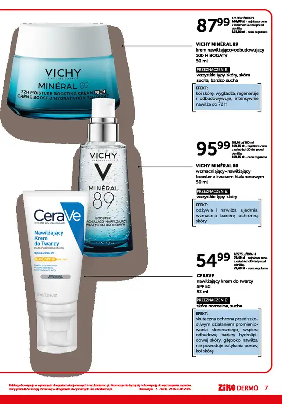 Ziko Dermo - gazetka promocyjna Gazetka od czwartku 24.07 do środy 06.08 - strona 7