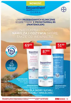 Ziko Dermo - gazetka promocyjna Gazetka od czwartku 24.07 do środy 06.08 - strona 15