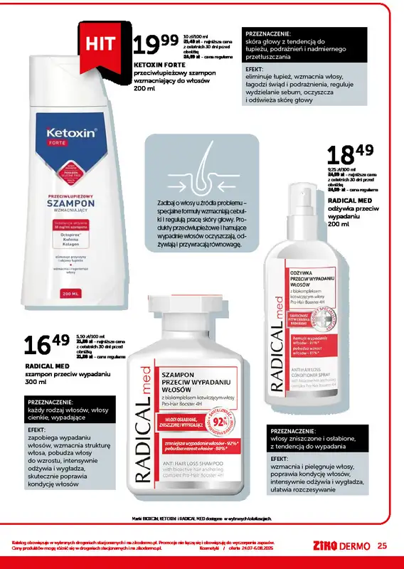 Ziko Dermo - gazetka promocyjna Gazetka od czwartku 24.07 do środy 06.08 - strona 25