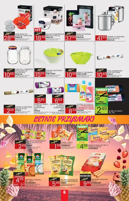 Wafelek - gazetka promocyjna Gazetka od poniedziałku 21.07 do soboty 02.08 - strona 6