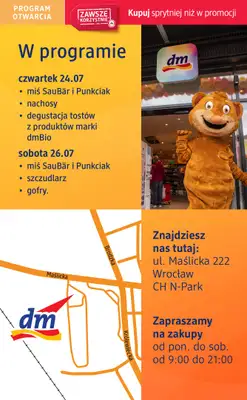 Drogerie DM - gazetka promocyjna Wrocław, już otwarta nowa drogeria w CH N-Park od czwartku 24.07 do soboty 02.08 - strona 2 Drogerie DM - gazetka promocyjna Wrocław, już otwarta nowa drogeria w CH N-Park od czwartku 24.07 do soboty 02.08 - strona 2