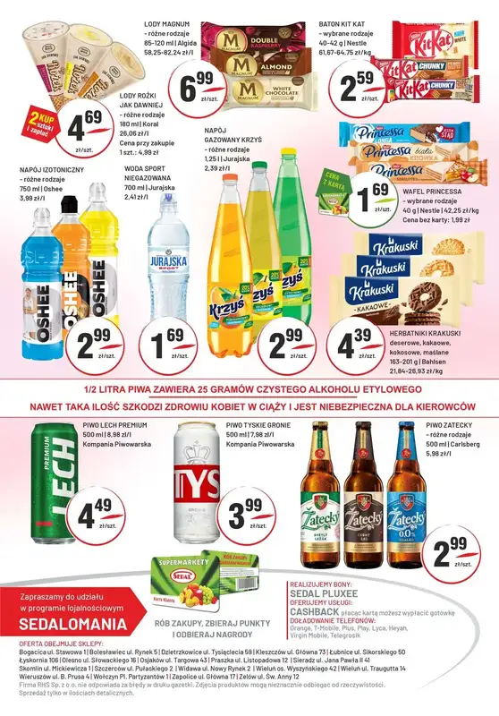 Sedal - gazetka promocyjna Gazetka od środy 23.07 do wtorku 29.07 - strona 4