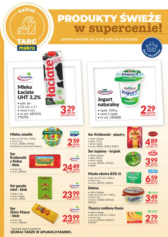 Makro - gazetka promocyjna Targ MAKRO - oferta świeża w super cenach! od poniedziałku 21.07 do soboty 26.07 - strona 2