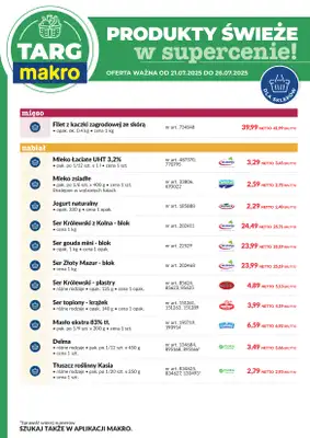 Makro - gazetka promocyjna Targ MAKRO - oferta świeża w super cenach! od poniedziałku 21.07 do soboty 26.07 - strona 8