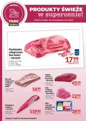 Makro - gazetka promocyjna Targ MAKRO - oferta świeża w super cenach! od poniedziałku 21.07 do soboty 26.07 - strona 4
