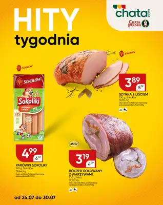 Chata Polska - gazetka promocyjna Hity tygodnia od czwartku 24.07 do środy 30.07 - strona 2 Chata Polska - gazetka promocyjna Hity tygodnia od czwartku 24.07 do środy 30.07 - strona 2