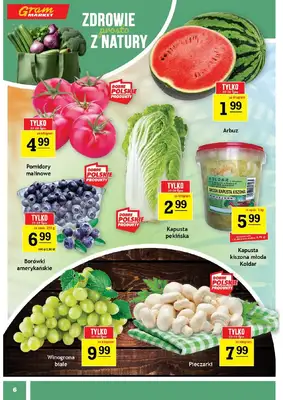 Gram Market - gazetka promocyjna Gazetka od środy 23.07 do wtorku 29.07 - strona 6 Gram Market - gazetka promocyjna Gazetka od środy 23.07 do wtorku 29.07 - strona 6