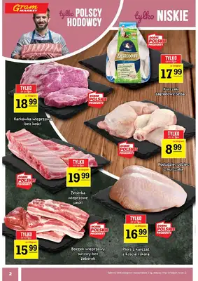 Gram Market - gazetka promocyjna Gazetka od środy 23.07 do wtorku 29.07 - strona 2 Gram Market - gazetka promocyjna Gazetka od środy 23.07 do wtorku 29.07 - strona 2