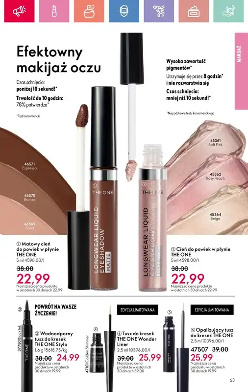 Oriflame - gazetka promocyjna Katalog 12/2025 od niedzieli 17.08 do soboty 06.09 - strona 63