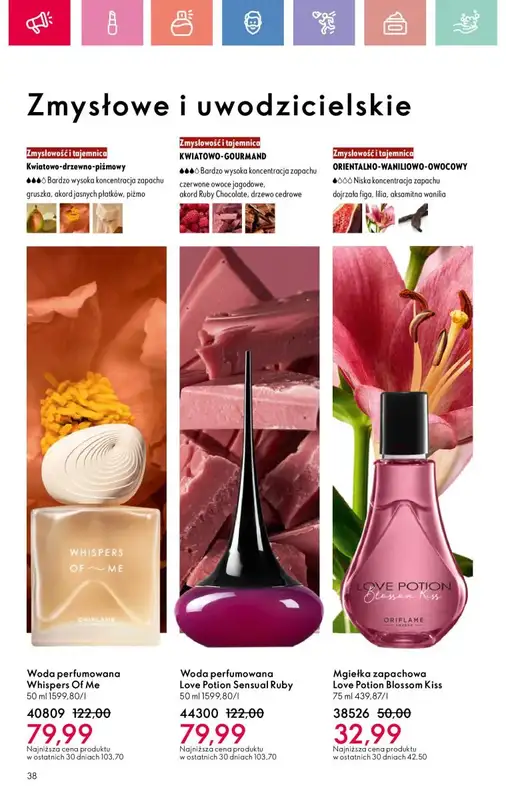 Oriflame - gazetka promocyjna Katalog 12/2025 od niedzieli 17.08 do soboty 06.09 - strona 38