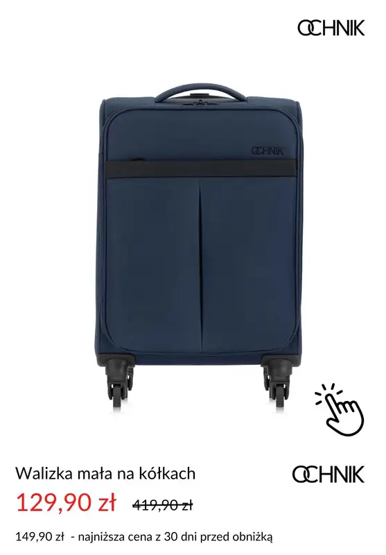 Ochnik - gazetka promocyjna Dodatkowe -30% na drugą walizkę lub torebkę od wtorku 22.07 do czwartku 31.07 - strona 3