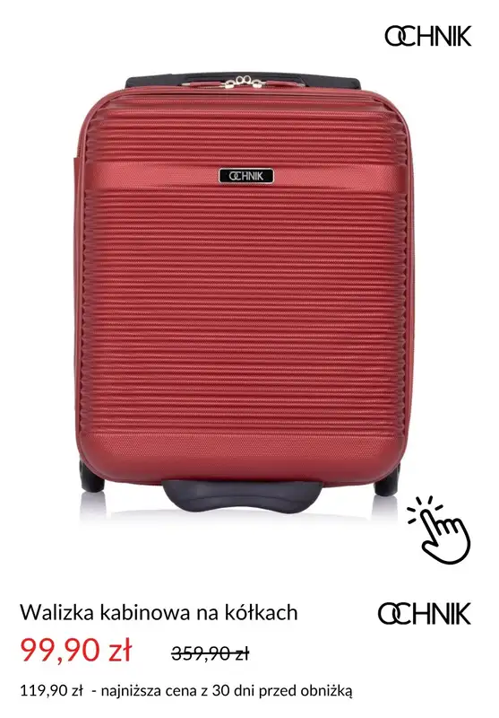 Ochnik - gazetka promocyjna Dodatkowe -30% na drugą walizkę lub torebkę od wtorku 22.07 do czwartku 31.07 - strona 6