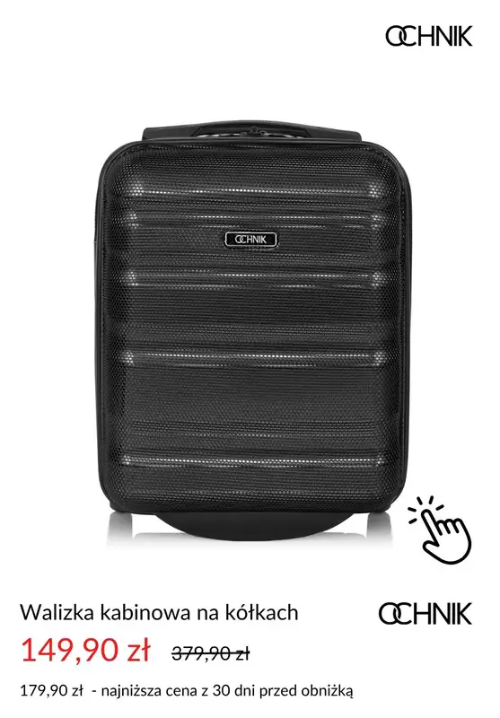 Ochnik - gazetka promocyjna Dodatkowe -30% na drugą walizkę lub torebkę od wtorku 22.07 do czwartku 31.07 - strona 7