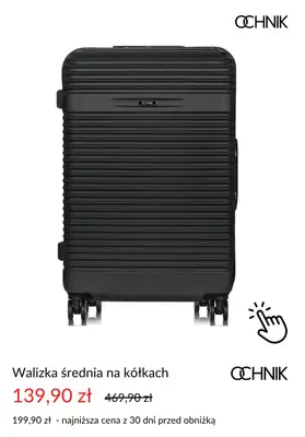 Ochnik - gazetka promocyjna Dodatkowe -30% na drugą walizkę lub torebkę od wtorku 22.07 do czwartku 31.07 - strona 10