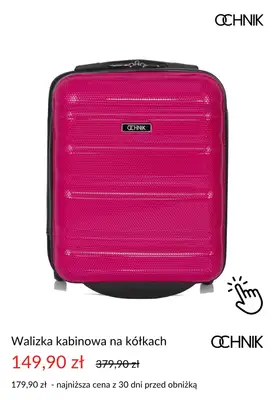 Ochnik - gazetka promocyjna Dodatkowe -30% na drugą walizkę lub torebkę od wtorku 22.07 do czwartku 31.07 - strona 8