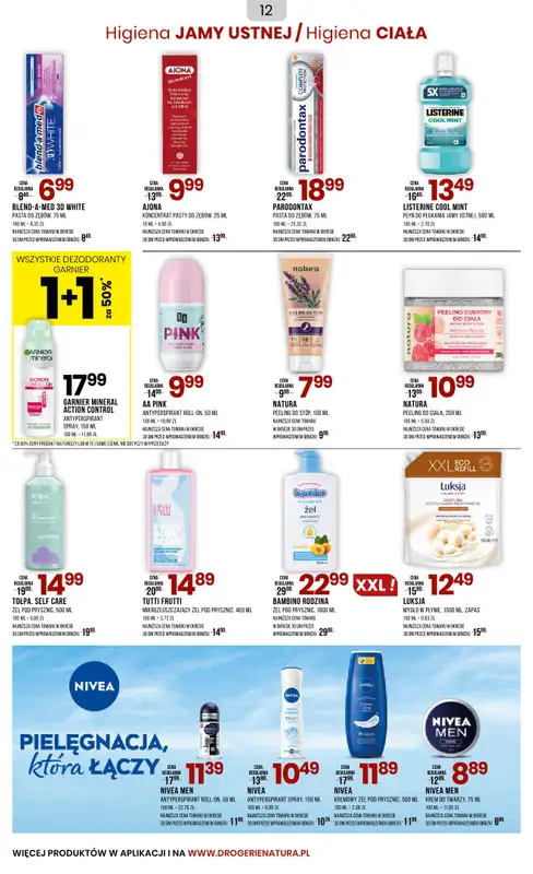 Drogerie Natura - gazetka promocyjna Gazetka od środy 23.07 do niedzieli 03.08 - strona 12