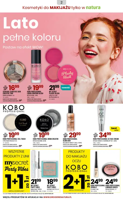 Drogerie Natura - gazetka promocyjna Gazetka od środy 23.07 do niedzieli 03.08 - strona 2