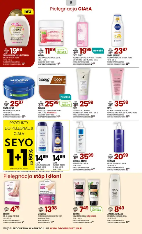 Drogerie Natura - gazetka promocyjna Gazetka od środy 23.07 do niedzieli 03.08 - strona 6