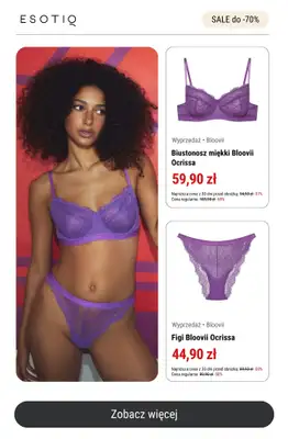 Esotiq - gazetka promocyjna Wyprzedaż do -70% – jeszcze więcej produktów! od środy 23.07  - strona 8 Esotiq - gazetka promocyjna Wyprzedaż do -70% – jeszcze więcej produktów! od środy 23.07  - strona 8