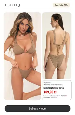 Esotiq - gazetka promocyjna Wyprzedaż do -70% – jeszcze więcej produktów! od środy 23.07  - strona 4 Esotiq - gazetka promocyjna Wyprzedaż do -70% – jeszcze więcej produktów! od środy 23.07  - strona 4