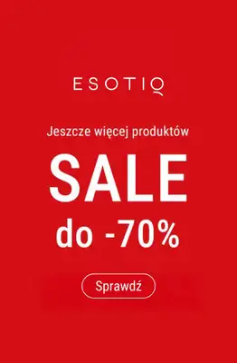Esotiq - gazetka promocyjna Wyprzedaż do -70% – jeszcze więcej produktów! od środy 23.07  Esotiq - gazetka promocyjna Wyprzedaż do -70% – jeszcze więcej produktów! od środy 23.07