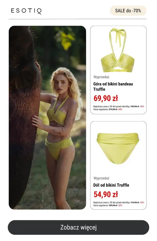 Esotiq - gazetka promocyjna Wyprzedaż do -70% – jeszcze więcej produktów! od środy 23.07  - strona 6