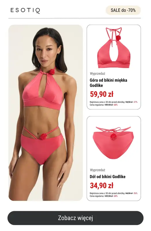 Esotiq - gazetka promocyjna Wyprzedaż do -70% – jeszcze więcej produktów! od środy 23.07  - strona 2