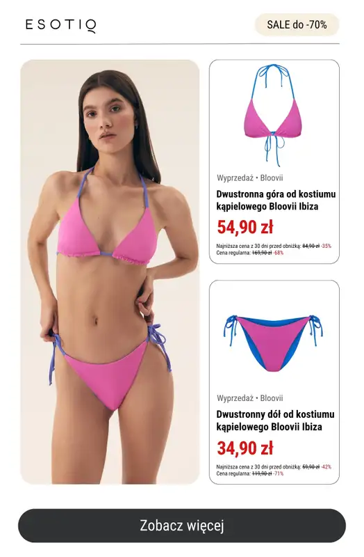 Esotiq - gazetka promocyjna Wyprzedaż do -70% – jeszcze więcej produktów! od środy 23.07  - strona 5