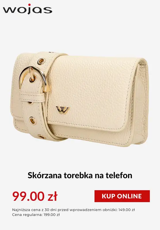 Wojas - gazetka promocyjna Do -50% na torebki od środy 23.07  - strona 9