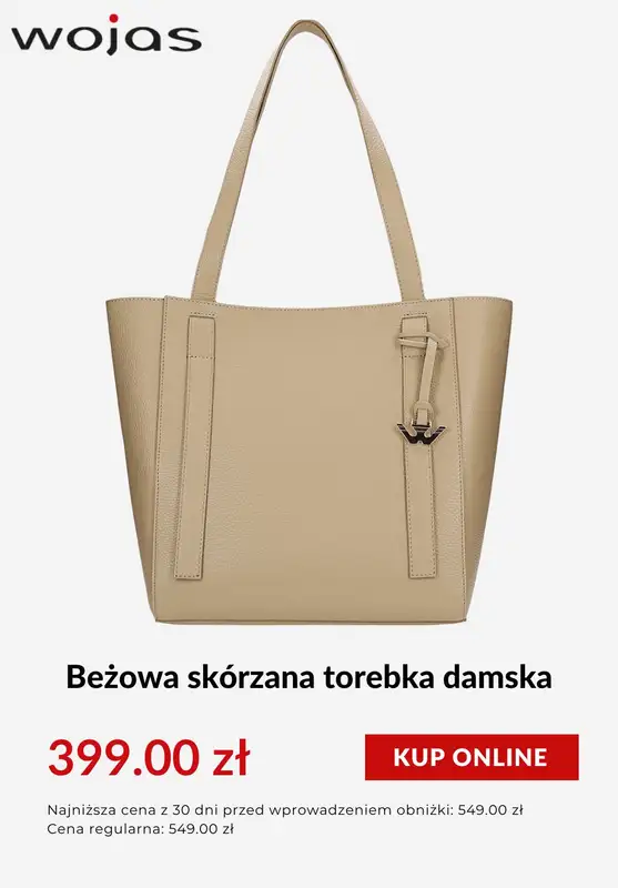 Wojas - gazetka promocyjna Do -50% na torebki od środy 23.07  - strona 2