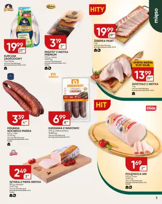 Chata Polska - gazetka promocyjna Gazetka od czwartku 31.07 do niedzieli 10.08 - strona 3 Chata Polska - gazetka promocyjna Gazetka od czwartku 31.07 do niedzieli 10.08 - strona 3