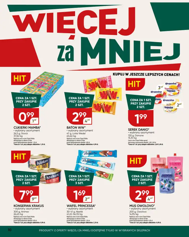 Chata Polska - gazetka promocyjna Gazetka od czwartku 31.07 do niedzieli 10.08 - strona 10